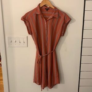 Express Button Down Dress